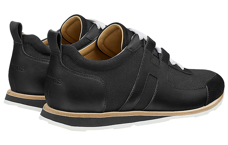 Shop HERMES Canvas Sneaker ''Schwarz'' H192529Z-H02
