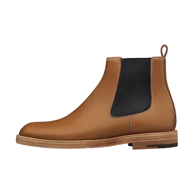 HERMES Caracole Chelsea Boot 'Brown Leather'