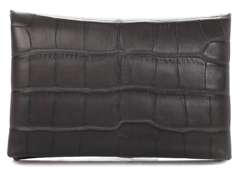 Buy Tarjetero Hermes Calvi de Cocodrilo Mate Graphite