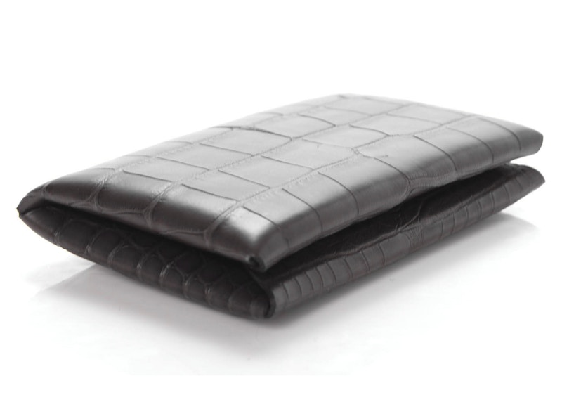 Order Tarjetero Hermes Calvi de Cocodrilo Mate Graphite