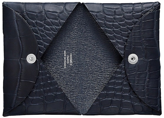 Pengepit Kad Hermes Calvi (2 Slot Kad) Hitam Order Pengepit Kad Hermes Calvi (2 Slot Kad) Hitam