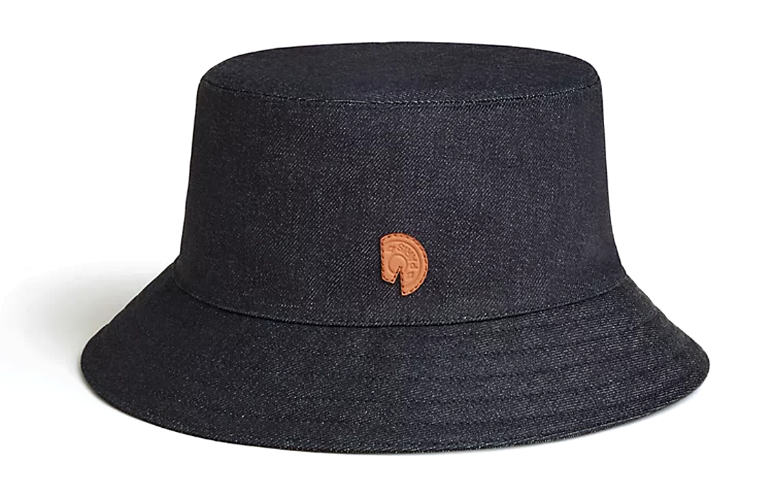 Order Topi Baldi Kapas HERMES Carrousel Fred Clou Biru Unisex Gaya Pasangan. H232080N 6060