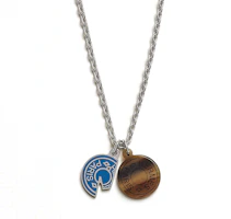 HERMES Carrousel Saddle Nail Silver Necklace for Men. H077325FP44 HERMES Carrousel Saddle Nail Silver Necklace for Men. H077325FP44