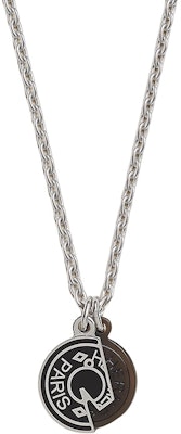 HERMES Carrousel Rantai Perak Unisex Reka Bentuk Pasangan. H077325FP03 Order HERMES Carrousel Rantai Perak Unisex Reka Bentuk Pasangan. H077325FP03