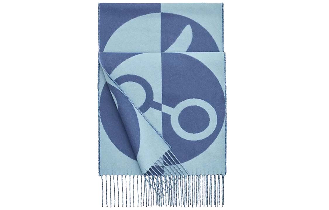 HERMES Casaque Cashmere Scarf with Charms - Unisex Couple Design. H259090S-05 圖 3