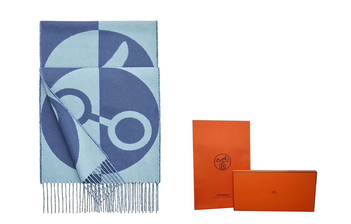 HERMES Casaque Cashmere Scarf with Charms - Unisex Couple Design. H259090S-05 圖 4