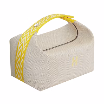 Hermes Case Bride-a-Brac Large Jaune Citron