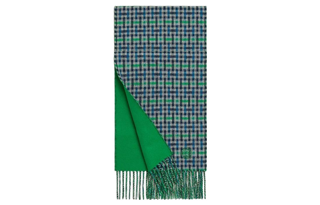 HERMES Cashmere Checkered Scarf for Men H393832T 04 圖 2