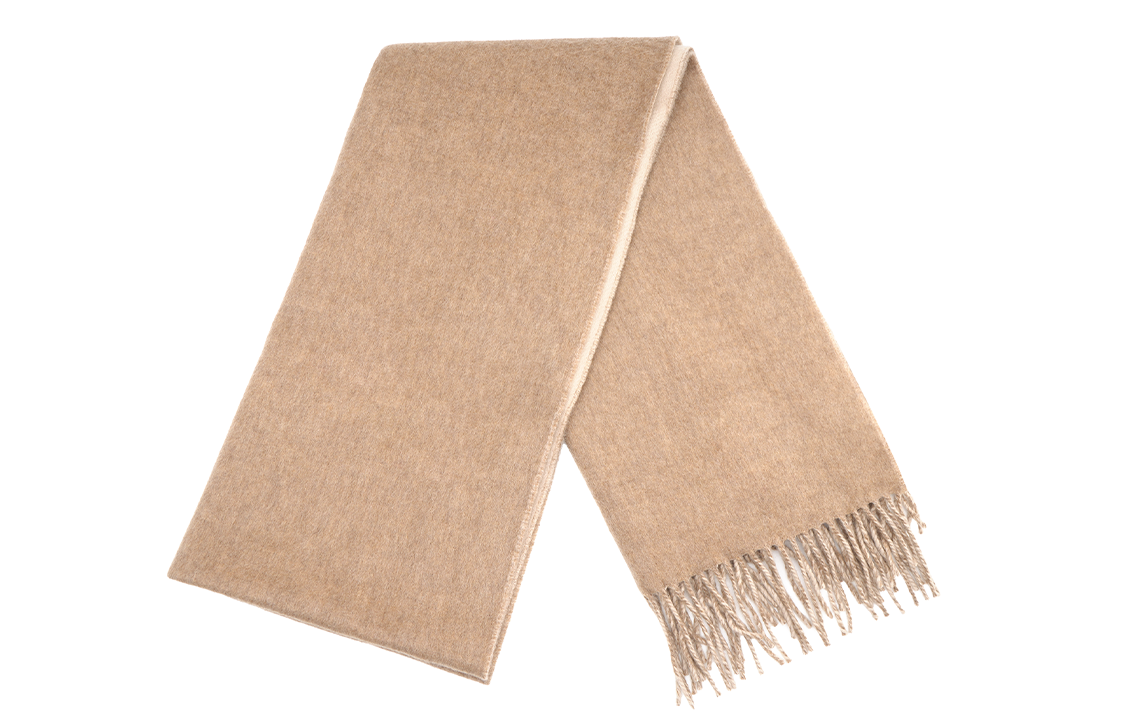 HERMES Cashmere Scarf Beige Unisex情侣款 H393800T-13 圖 2