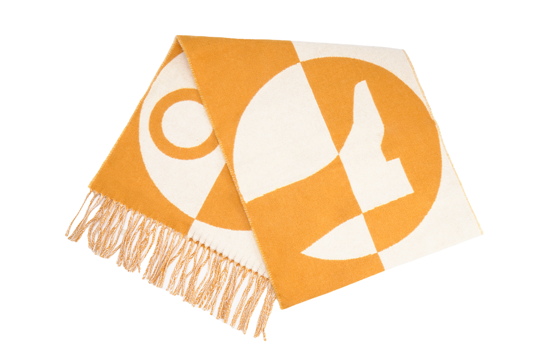 HERMES Cashmere Scarf with Lock Design Unisex Style. H259090S-02 圖 2