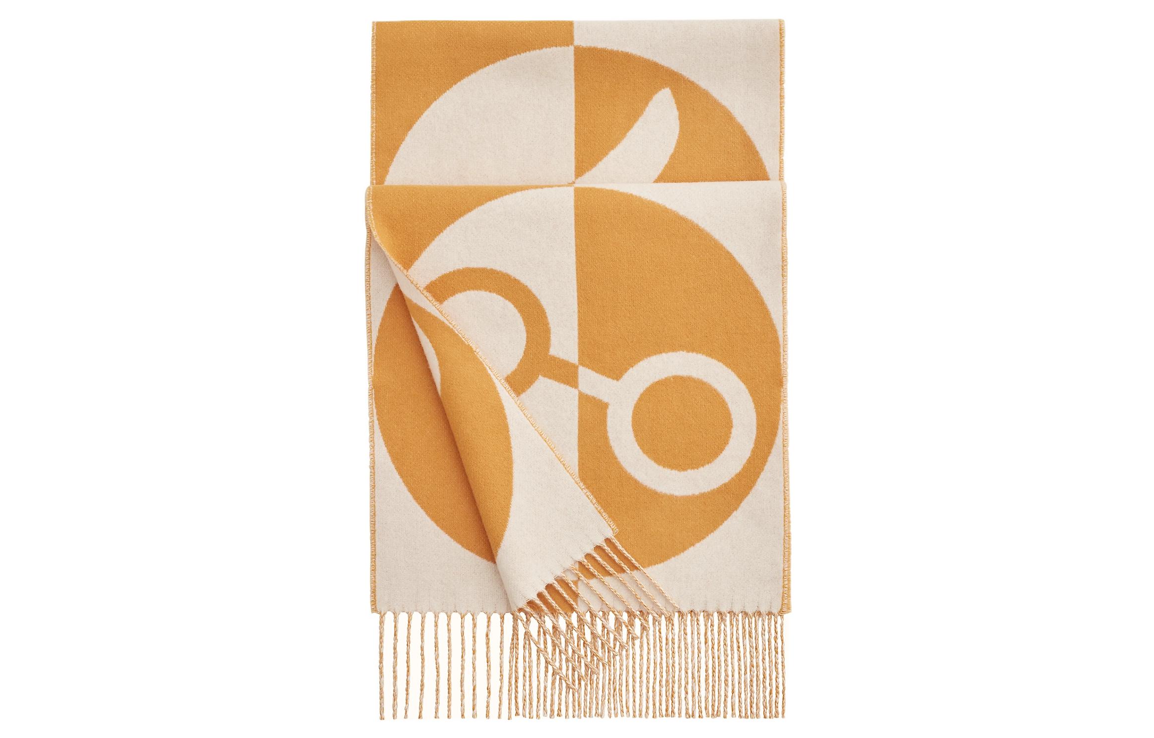 HERMES Cashmere Scarf with Lock Design Unisex Style. H259090S-02 圖 5