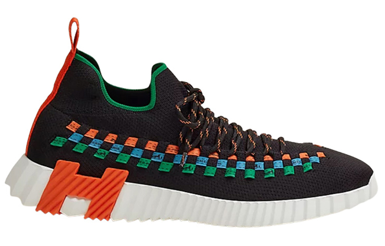 Order エルメス カジュアルスニーカー 黒
(Erumesu kajuaru sunīkā kuro) H222910Z-H04