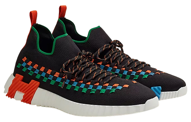 Lookbook エルメス カジュアルスニーカー 黒
(Erumesu kajuaru sunīkā kuro) H222910Z-H04