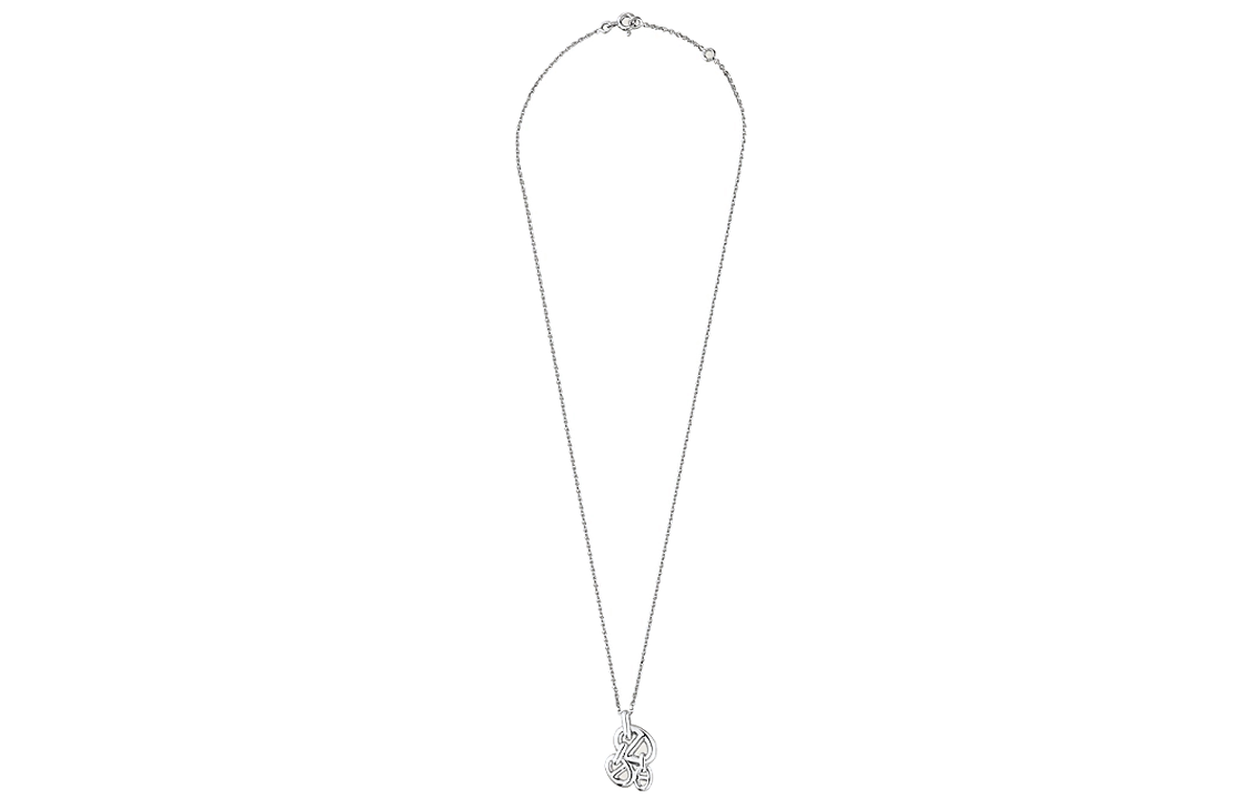 Lookbook 에르메스 샤엔느 당끄르 앙쉔 펜던트 목걸이 925 실버 유니섹스. H109503B-00