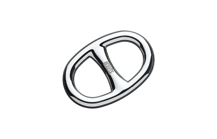 HERMES Chaine d'Ancre Silver Plated Couple Unisex Accessory H601373S-00