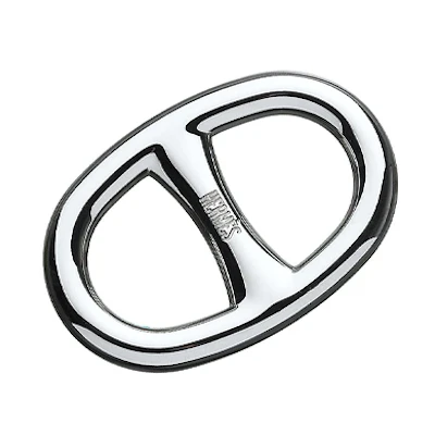 HERMES Chaine d'Ancre Silver Plated Couple Unisex Accessory H601373S-00