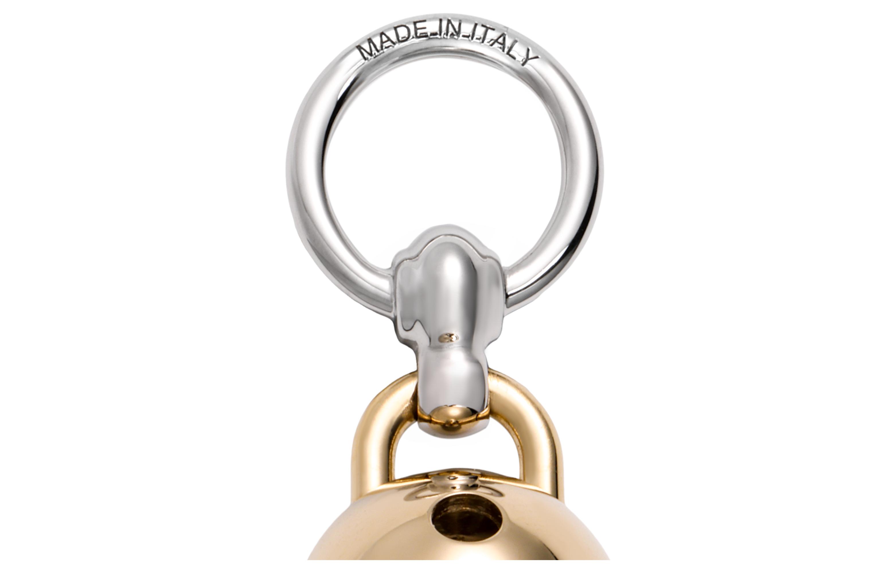 HERMES Charms Grelot Twilly Bell Pendant Scarf Ring Gold Unisex Accessory. H603334S 00 圖 4