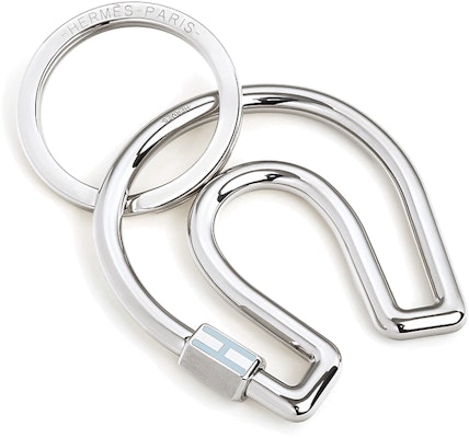 HERMES Cheval Silver/Blue Keychain Unisex Fashion Accessory. H077329FJ05 Order HERMES Cheval Silver/Blue Keychain Unisex Fashion Accessory. H077329FJ05