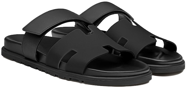 HERMES Chypre 'Sandal Velcro Hitam' H211865Z-H01 Order HERMES Chypre 'Sandal Velcro Hitam' H211865Z-H01