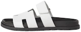 Buy HERMES Chypre Calfskin 'Open Toe Velcro White' H222857Z-H90