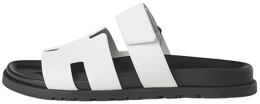 HERMES Chypre Calfskin 'Open Toe Velcro White' H222857Z-H90 Buy HERMES Chypre Calfskin 'Open Toe Velcro White' H222857Z-H90