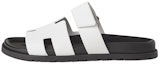 Buy HERMES Chypre Calfskin 'Open Toe Velcro Putih' H222857Z-H90