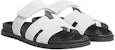 HERMES Chypre Calfskin 'Open Toe Velcro Putih' H222857Z-H90