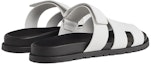 Shop HERMES Chypre Calfskin 'Open Toe Velcro Putih' H222857Z-H90