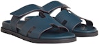 Lookbook HERMES Sandal Velcro Kulit Anak Lembu Chypre 'Biru' H222858Z-H4B