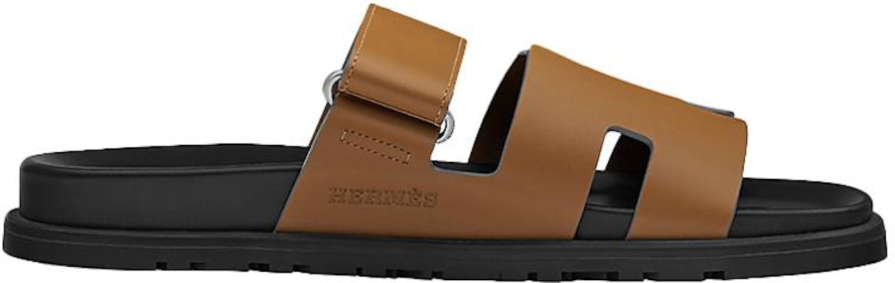 HERMES Chypre Flat Sandals 'Brown' H211865Z-HA6 Order HERMES Chypre Flat Sandals 'Brown' H211865Z-HA6