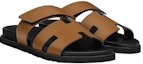 Lookbook Sandal Rata HERMES Chypre 'Coklat' H211865Z-HA6