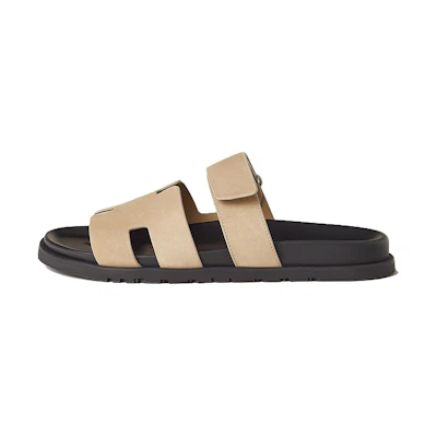 HERMES Chypre Sandal 'Beige Magic Tape'