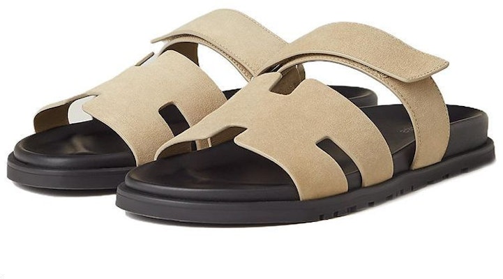 HERMES Chypre Sandal 'Beige Magic Tape' H222856Z-H1J Lookbook HERMES Chypre Sandal 'Beige Magic Tape' H222856Z-H1J