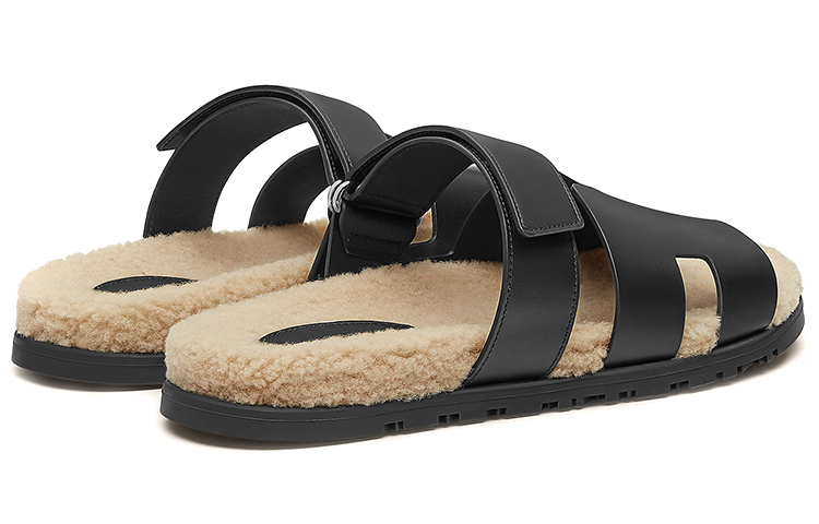 Shop HERMES Sandal Chypre 'Hitam' H212890Z-H01