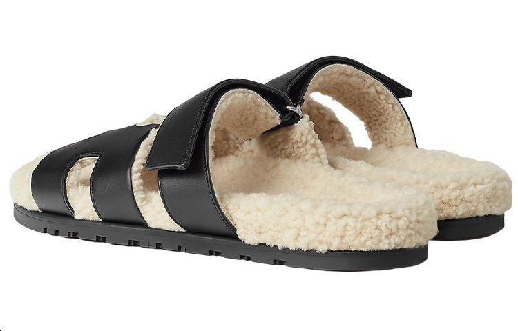 Purchase HERMES Sandal Chypre 'Black Magic Tape' Hitam H222865Z-H01