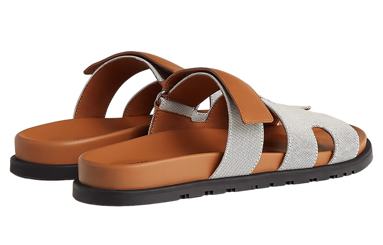 Shop 에르메스 씨프레 샌달 '브라운 그레이' H231819Z-HPN