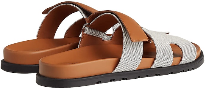 Sandal HERMES Chypre 'Coklat Abu-abu' H231819Z-HPN Shop Sandal HERMES Chypre 'Coklat Abu-abu' H231819Z-HPN