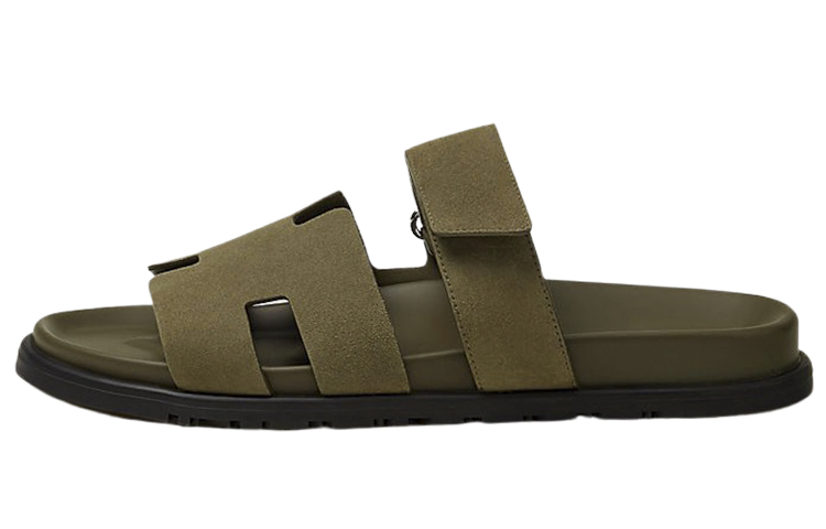 HERMES Chypre Sandal 'Green Velcro'