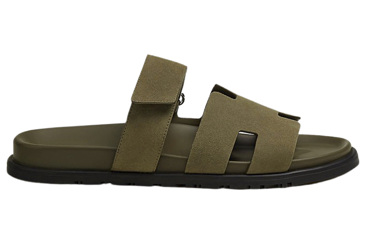 HERMES Chypre Sandal 'Green Velcro' 圖 2