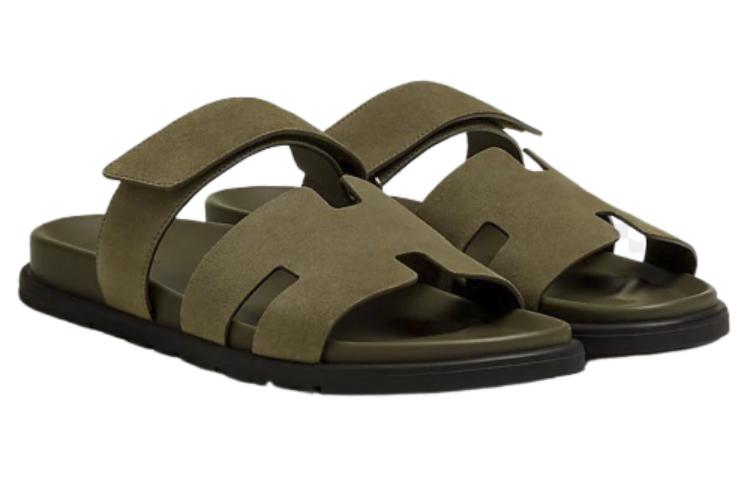 HERMES Chypre Sandal 'Green Velcro' 圖 3