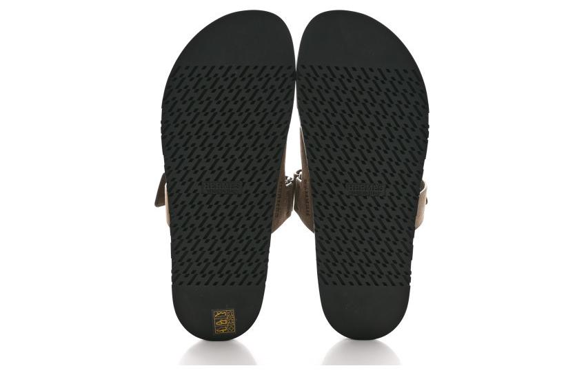 Purchase エルメス シプレ サンダル "カーキ" H222856Z-HX3