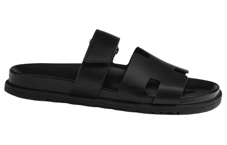 Lookbook HERMES Chypre Sandals 'Black Calfskin' H222000Z-H01