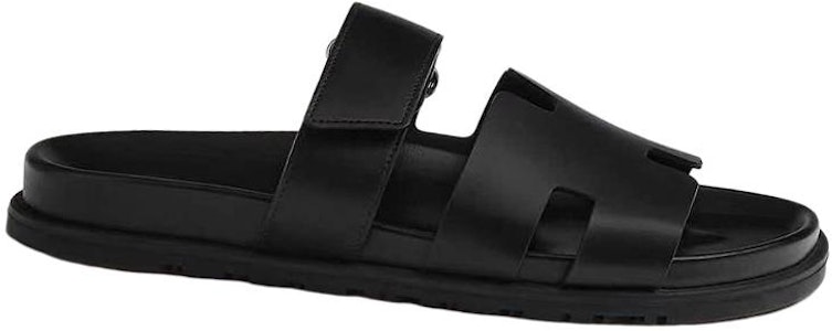 HERMES Chypre Slide 'Kulit Hitam' H222000Z-H01 Order HERMES Chypre Slide 'Kulit Hitam' H222000Z-H01