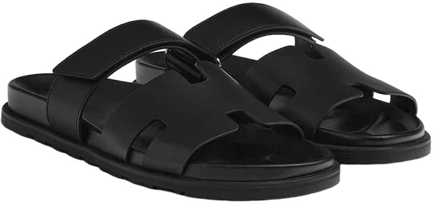 HERMES Chypre Slide 'Kulit Hitam' H222000Z-H01 Lookbook HERMES Chypre Slide 'Kulit Hitam' H222000Z-H01
