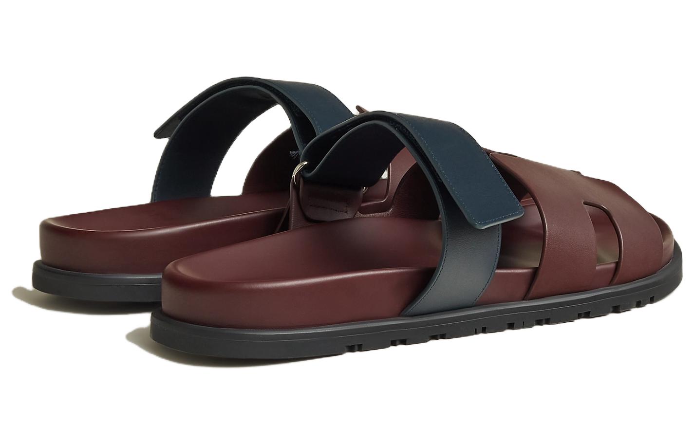 HERMES Chypre Slide 'Brown Red Blue' 圖 4