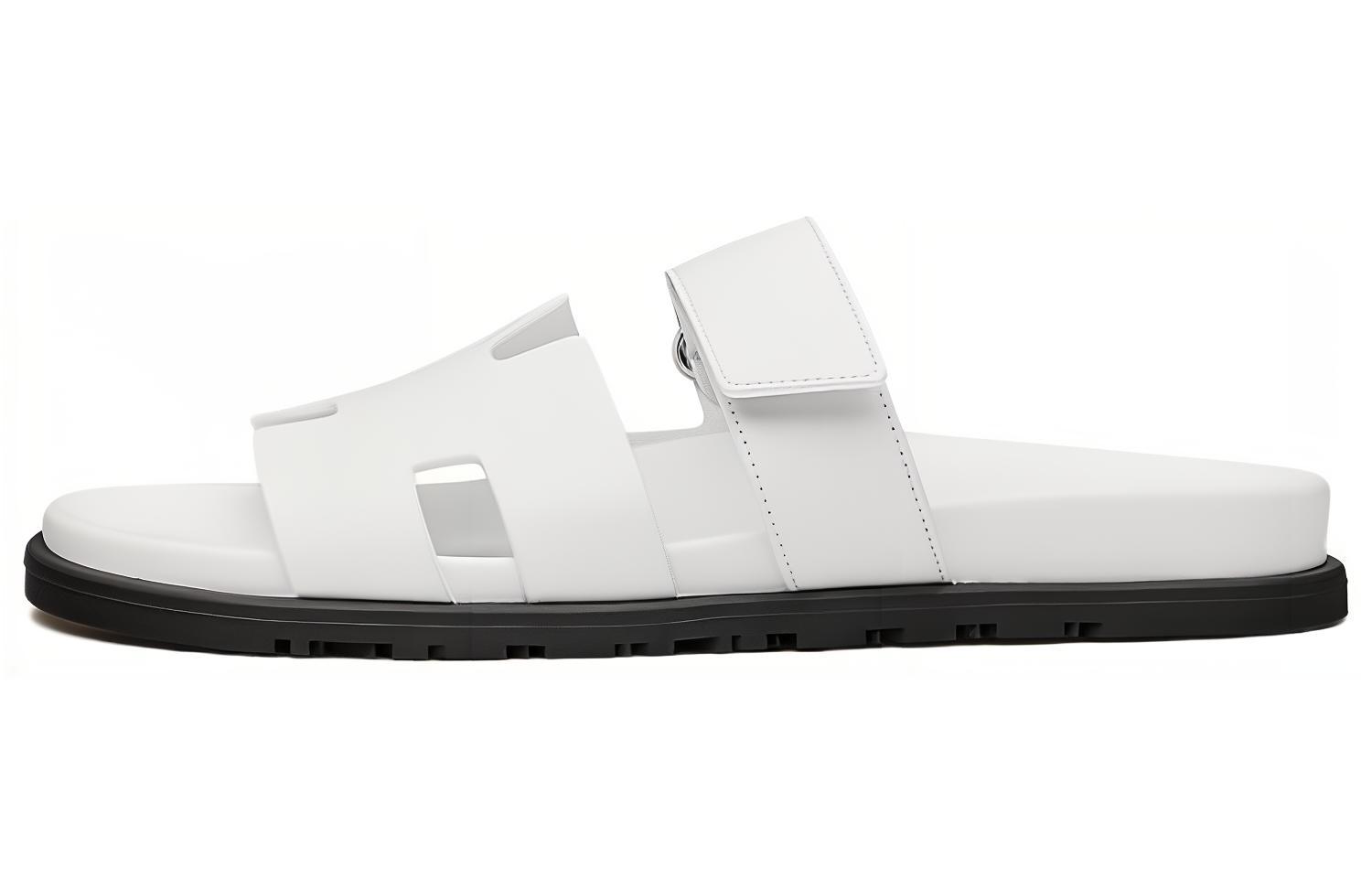 HERMES ホワイト シプレ W) エルメス シプレ サンダル 白 (Hermes Shippure Sandaru Shiro