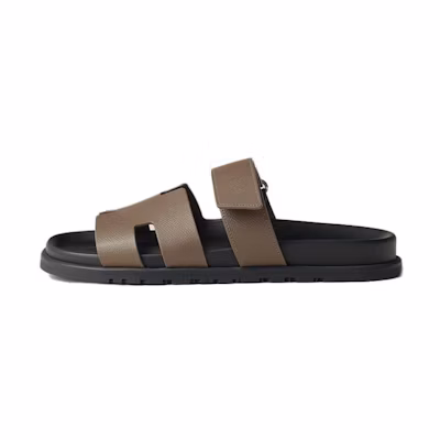 HERMES Chypre Sandal Leather 'Brown'