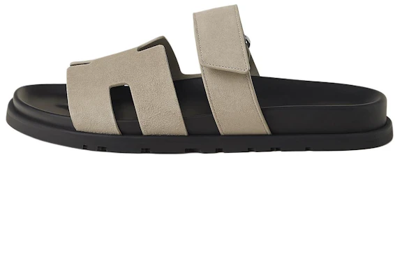 HERMES Chypre Suede Sandal Grey Terbuka Depan H222856Z HNL Buy HERMES Chypre Suede Sandal Grey Terbuka Depan H222856Z HNL