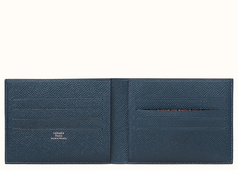 Hermes Citizen Twill Compact Wallet Epsom Bleu De Malte 圖 2