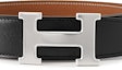 Lookbook HERMES Classic H Buckle Togo Calfskin Leather Belt Black/Gold Mens 3.2cm H064544CK05-H073967CAAA